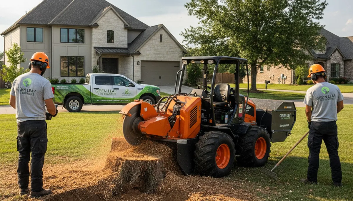 Professional stump removal service in Olathe, KS by Chop Chop Tree for safe, clean yard care