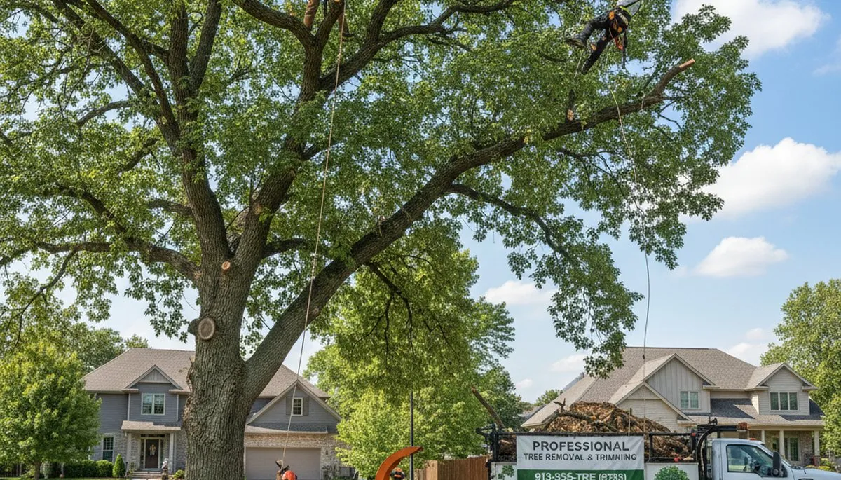 Professional tree removal service in Olathe, KS by certified arborists at Tree Service Olathe KS